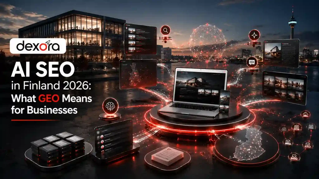 AI SEO Finland 2026 showing GEO and AI powered search visibility for Finnish businesses