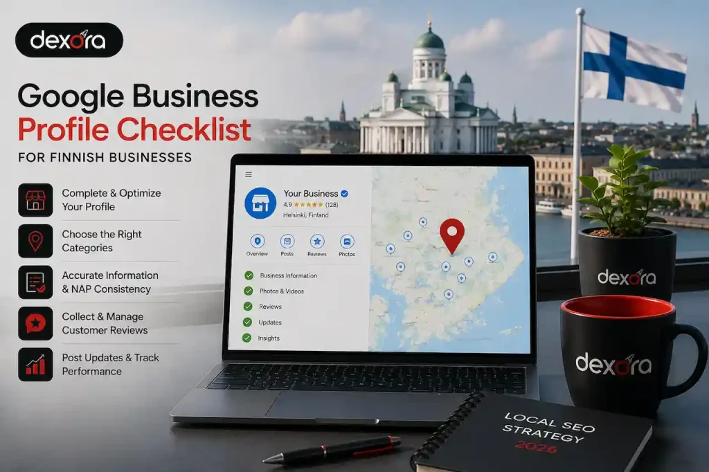 Google Business Profile checklist for Finnish businesses with local SEO and Google Maps optimization