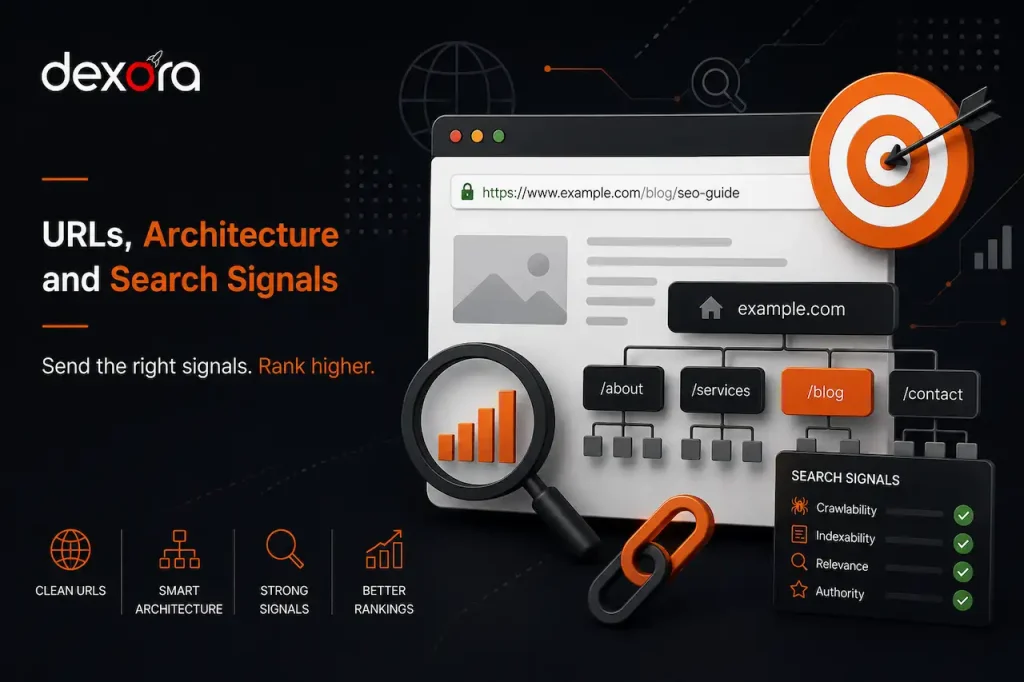Technical SEO checklist covering URLs, site architecture and search signals
