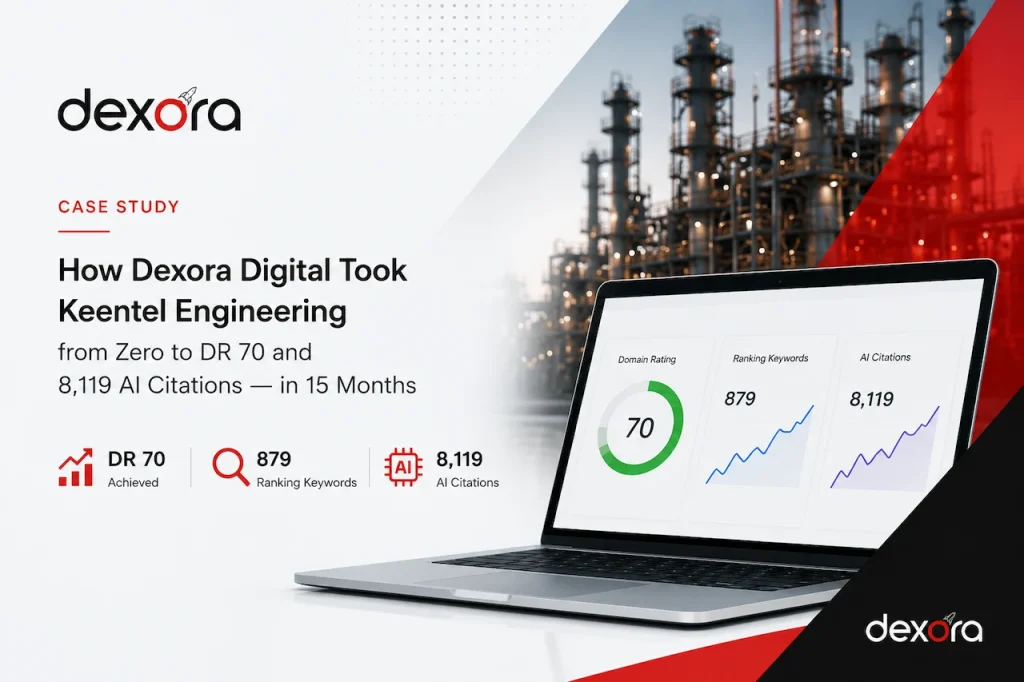 Keentel Engineering SEO and AI search growth results