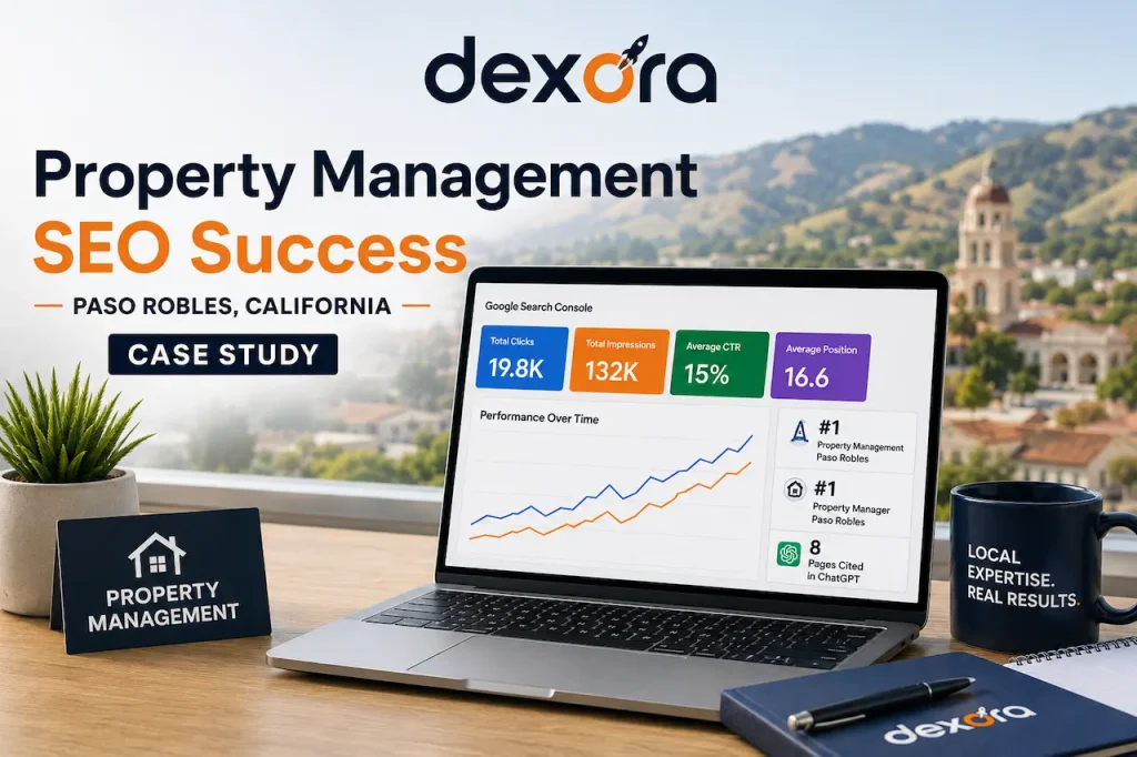 Paso Robles property management local SEO results