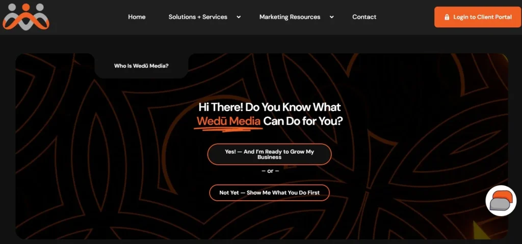 Wedu Media website screenshot